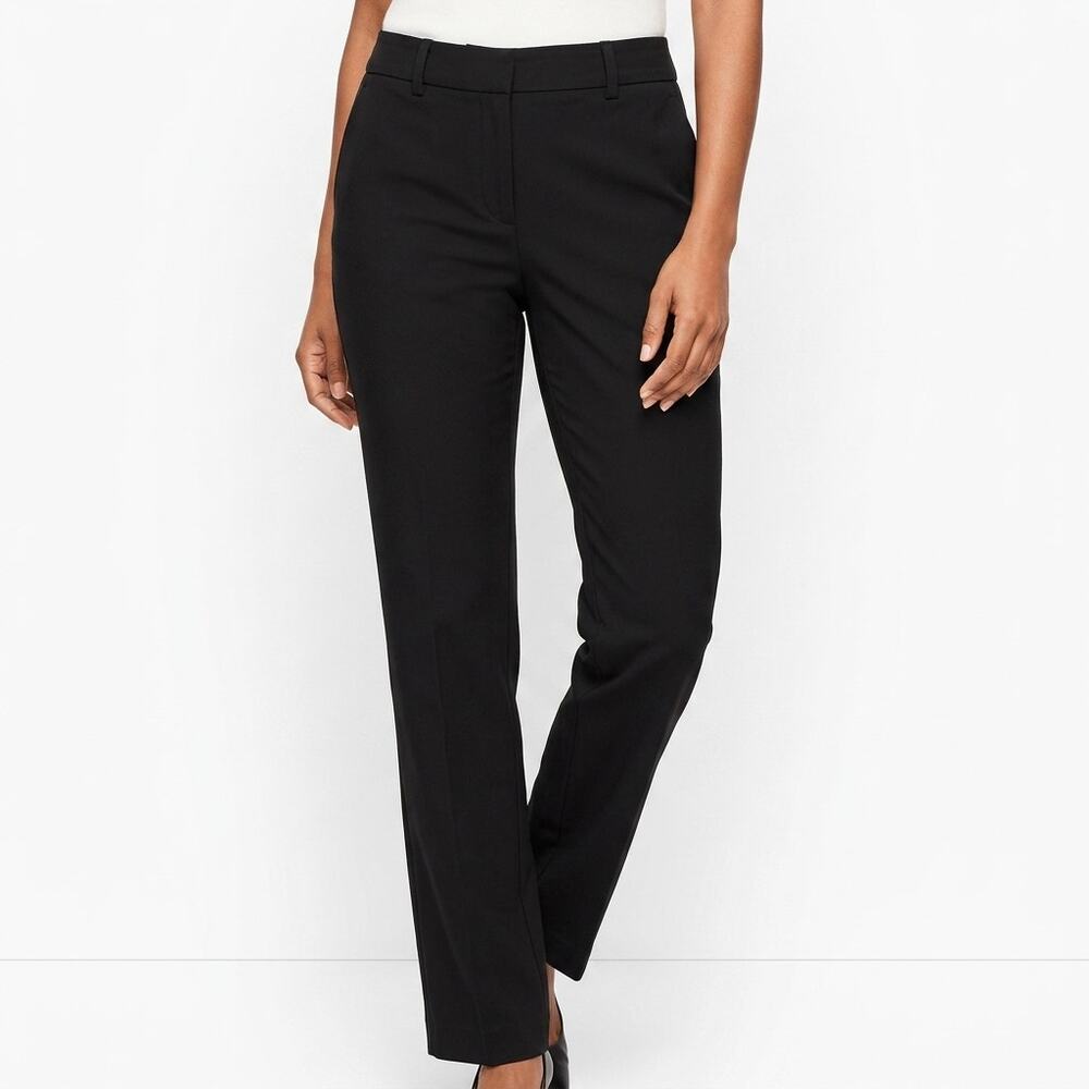 Talbots Windsor Black Stretch Pants Women Size 8P